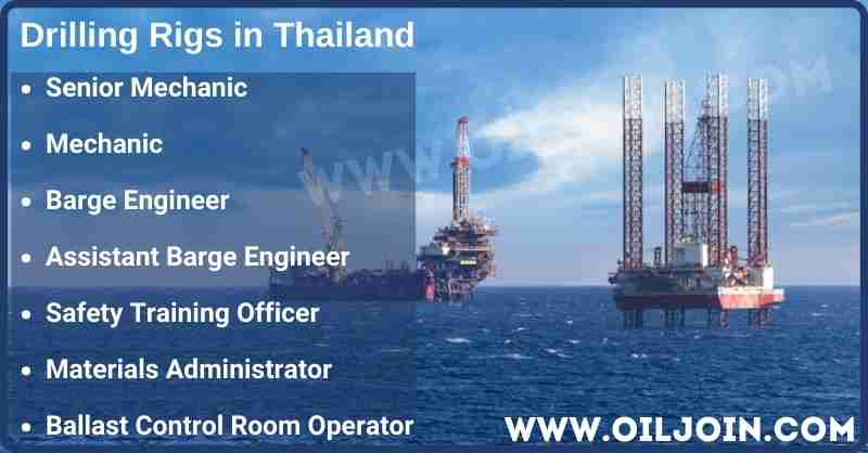 Drilling Rigs Thailand Offshore Jobs