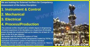 Mechanical Electrical Process Production Instrument oil gas industry Jobs