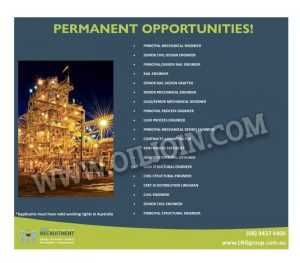 MECHANICAL CIVIL STRUCTURAL DESIGNER PROCESS ENGINEER LNG Jobs