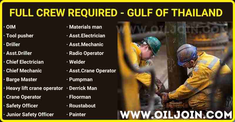 Driller Chief Electrician Mechanic Safety Officer Welder Floorman Roustabout Jobs