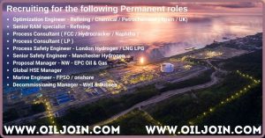 Oil Gas Refining FPSO onshore Process Safety Engineer Jobs