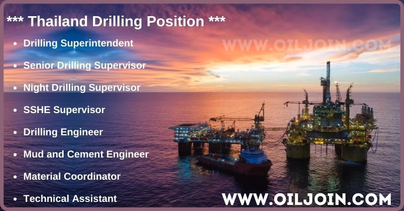 Offshore Thailand Drilling Jobs