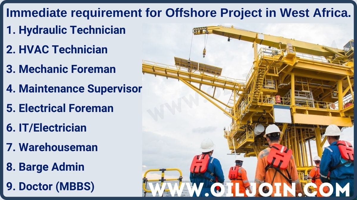 Offshore Project West Africa Jobs