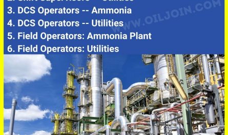 commissioning refinery petrochemicals Ammonia plants Jobs