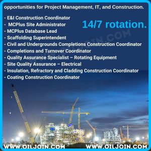 Construction Project Management Turnover Jobs