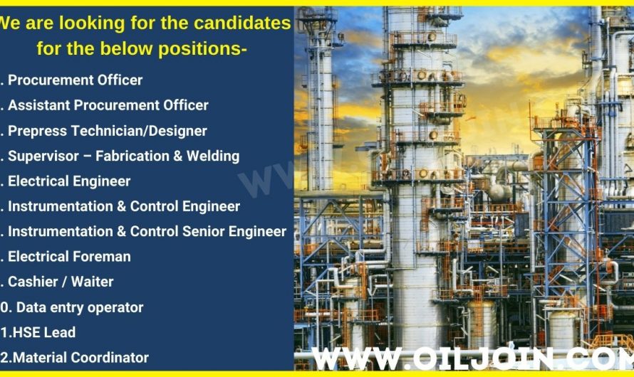 Fabrication & Welding Instrument Electrical HSE Lead Jobs