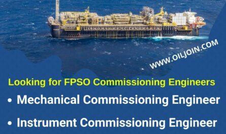 FPSO Commissioning Engineers Singapore Jobs