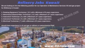 Electrical, Mechanical, Instrument Technician Jobs Kuwait